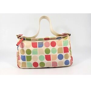 Kate Spade New York Canvas Multicolored Medium Shoulder Bag